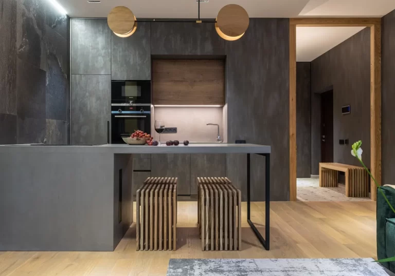 cocina industrial con acabados de lujo omah studio